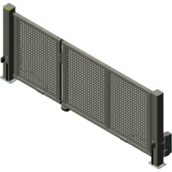 Alberts Doppeltor Mosaik Lochblech 334 Cm X 160 Cm Links Anthrazit