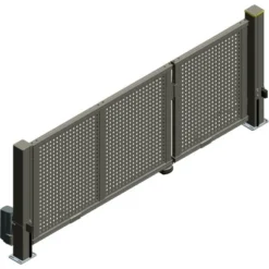 Alberts Doppeltor Mosaik Lochblech 334 Cm X 180 Cm Rechts Anthrazit