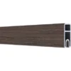 Osmo Alu-Fence Juel Abschlussprofil 184 Cm X 4,1 Cm X 1,9 Cm Graubraun -Günstiges Heissner Geschäft 4006850057733 3227 S 01
