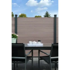 Osmo Sichtblende Alu-Fence Juel 184 Cm X 182 Cm X 1,9 Cm Graubraun 5 Osmo Sichtblende Alu-Fence Juel 184 Cm X 182 Cm X 1,9 Cm Graubraun -Günstiges Heissner Geschäft 4006850067473 3227 AB 01