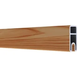Osmo Alu-Fence Juel Abschlussprofil 184 Cm X 4,1 Cm X 1,9 Cm Lärche