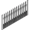 Osmo Alu-Fence Square Niedrigzaun 184 Cm X 89 Cm X 1,9 Cm Anthrazit