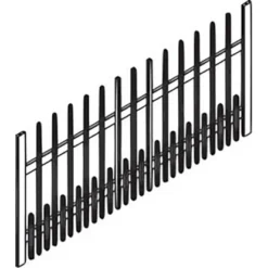 Osmo Alu-Fence Square Niedrigzaun 184 Cm X 89 Cm X 1,9 Cm Anthrazit
