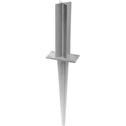 Pfostenanker Für Aluminiumpfosten Mit Kunststoffkappe