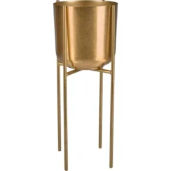 Pflanztopf Safari Lodge Metall Ø 15 Cm Gold
