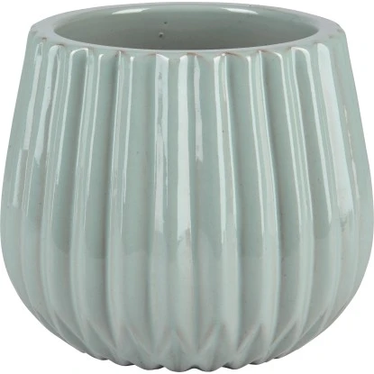 Pflanztopf Minimalist Zen Keramik Ø 20,5 Cm Mintgrau 3 Pflanztopf Minimalist Zen Keramik Ø 20,5 Cm Mintgrau