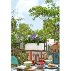 Lechuza Pflanz-Starterset Cube Color Triple 15 X 15 X 40,5 Cm Weiß -Günstiges Heissner Geschäft 4008789136794 4186 AB 04