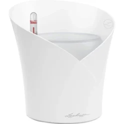 Lechuza Pflanzgefäß Orchidea Color Ø 18 Cm X 20 Cm Weiß Matt