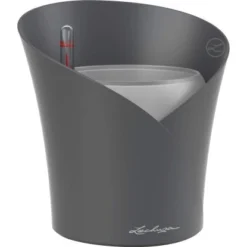 Lechuza Pflanzgefäß Orchidea Color Ø 18 Cm X 20 Cm Grau Matt