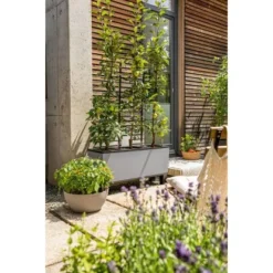 Lechuza Pflanzgefäß Trio Stone 40 Steingrau 130 Cm X 42 Cm -Günstiges Heissner Geschäft 4008789150554 4186 4