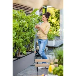 Lechuza Pflanzgefäß Trio Stone 40 Steingrau 130 Cm X 42 Cm -Günstiges Heissner Geschäft 4008789150554 4186 6