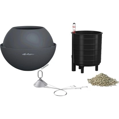 Lechuza Hängeampel Bola Color 23 Schiefergrau Ø 23 Cm 4 Lechuza Hängeampel Bola Color 23 Schiefergrau Ø 23 Cm – Bild 2