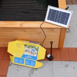 Promadino Sechseck-Hochteich Ø 100 Cm Inkl. Solarpumpe Aus Kiefernholz -Günstiges Heissner Geschäft 4012379060505 4401 6