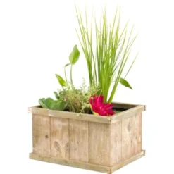 OBI Terrassenteich In Holzkiste Old Dutch Topf-Ø Ca. 40 Cm