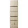 4rain Regenwassertank Slim 330 L Sandbeige 37 Cm Tiefe Inkl. Zubehör