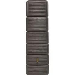 4Rain Wandtank Slim Wood Decor Darkwood 330 L