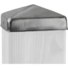 Zaun Zubehör Pfostenkappe Edelstahl 9 Cm -Günstiges Heissner Geschäft 4033821014914