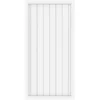 Sichtschutzzaun Element Longlife Riva Weiß 90 Cm X 180 Cm -Günstiges Heissner Geschäft 4033821018493