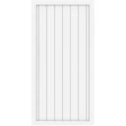 Sichtschutzzaun Element Longlife Riva Weiß 90 Cm X 180 Cm