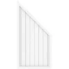 Sichtschutzzaun Anschlusselement Longlife Riva Weiß 90 X 180/90 Cm -Günstiges Heissner Geschäft 4033821018509