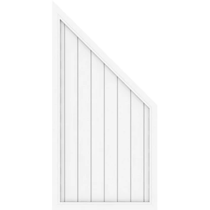 Sichtschutzzaun Anschlusselement Longlife Riva Weiß 90 X 180/90 Cm 3 Sichtschutzzaun Anschlusselement Longlife Riva Weiß 90 X 180/90 Cm