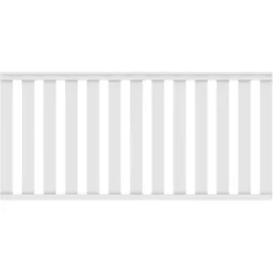 Gartenzaun Element Longlife Cleo Weiß Gerade 180 Cm X 85 Cm