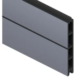 Zaun Zubehör Einzelprofil System WPC Classic Anthrazit 15 Cm X 2,1 Cm X 178 Cm