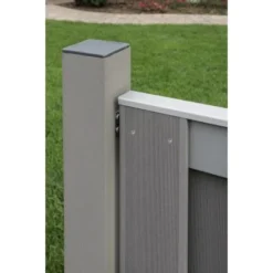 Zaun Zubehör Pfosten WPC Grau Mit Metallkern 8 Cm X 8 Cm X 100 Cm 5 Zaun Zubehör Pfosten WPC Grau Mit Metallkern 8 Cm X 8 Cm X 100 Cm -Günstiges Heissner Geschäft 4033821033007
