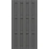 Sichtschutzzaun Element Jumbo WPC Anthrazit 95 Cm X 179 Cm -Günstiges Heissner Geschäft 4033821033045