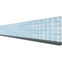 Zaun Zubehör Dekorprofil-Set System Glas/Theta Flach 15 Cm