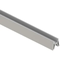 Zaun Zubehör Dekoprofil-Adapter System Silber