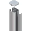 Zaun Zubehör Steckpfosten System Silber Zum Aufschrauben 192 Cm