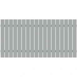 Gartenzaun Element Squadra Grau 180 Cm X 90 Cm