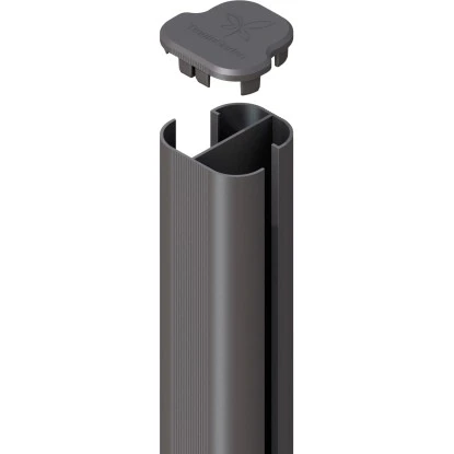 Zaun Zubehör Eckpfosten System Basic Anthrazit Erdverbau 150 Cm 3 Zaun Zubehör Eckpfosten System Basic Anthrazit Erdverbau 150 Cm