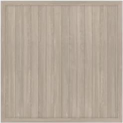 Sichtschutzzaun Element Longlife Riva Gerade Polareiche 180 Cm X 180 Cm