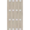 Sichtschutzzaun Element Jumbo WPC Alu Sand 95 Cm X 179 Cm Alu Sand