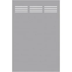 Sichtschutzzaun Element Board Slot-Design 120 Cm X 180 Cm Titangrau