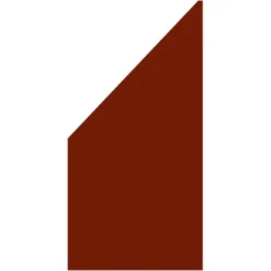 Sichtschutzzaun Element Board 90 Cm X 180/90 Cm Rot