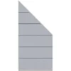 Sichtschutzzaun-Element WPC XL Zaun-Anschluss-Set Grau 180/90 Cm X 90 Cm -Günstiges Heissner Geschäft 4033821052527 3286 36