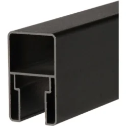 SYSTEM Rahmenset Anthrazit Senkrechtmontage 176 X 2 X 6 (2 Stk.)