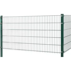 Doppelstabmattenzaun Metall 83 Cm X 201 Cm Grün