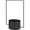 Pflanztopf Mit Halter Rund Schwarz 49 Cm X 20 Cm X 34 Cm 1 Pflanztopf Mit Halter Rund Schwarz 49 Cm X 20 Cm X 34 Cm -Günstiges Heissner Geschäft 4048121232760 10