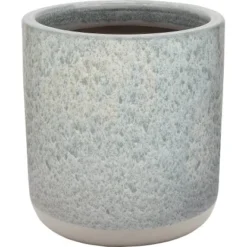 Pflanztopf Rund 37 Cm X Ø 37 Cm Grau