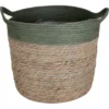 Übertopf Korb Mit Griffen Ø 30 Cm Natur-Grün -Günstiges Heissner Geschäft 4048121387125 10