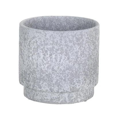 A.H.G. Keramiktopf Vulcano Kalt Rund Zylindrisch 17 Cm X 16 Cm Hellgrau 3 A.H.G. Keramiktopf Vulcano Kalt Rund Zylindrisch 17 Cm X 16 Cm Hellgrau
