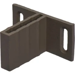 Elephant T-Beschlagset Color Line Zaun 8 Stk. Grund- U. Schmalelement Braun