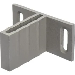 Elephant T-Beschlagset Color Line Zaun 8 Stk. Grund- U. Schmalelement Grau