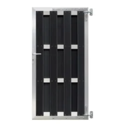 Elephant® Tür-Komplettset Für WPC-Zaun Grace Line 90 Cm X 180 Cm Anthrazit