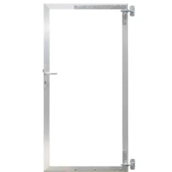 Elephant Türrahmen-Set Alu Für Elementzäune Grace Line 90 Cm X 180 Cm Silber