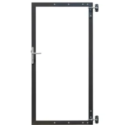 Elephant Türrahmen-Set Alu Für Elementzäune Grace Line 90 Cm X 180 Cm Anthrazit